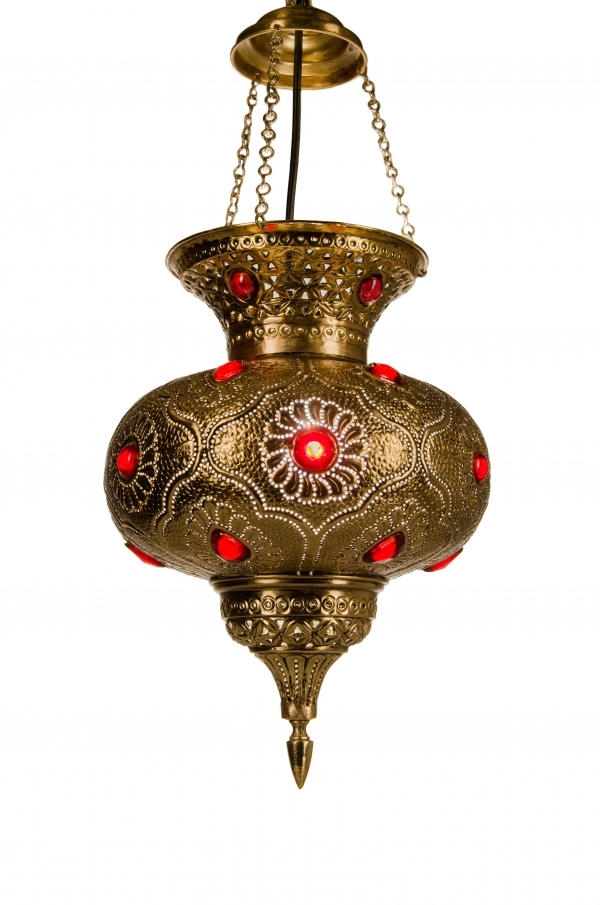 Orientalische Marokkanische Messinglampe Lampe Deckenlampe Hängeleuchte hängend