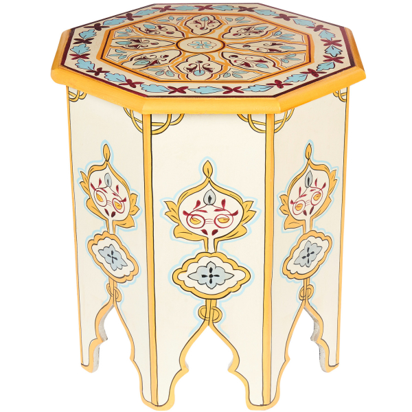 Orientalischer Beistelltisch Tisch Couchtisch Hocker Teetisch Holz Blumentisch