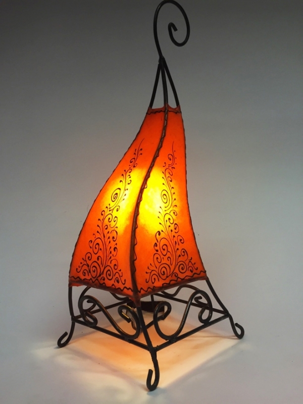 Lámpara de henna oriental lámpara de noche lámpara de mesa lámpara de pie Marruecos
