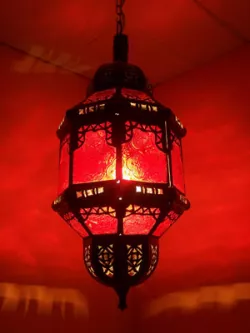 Orient Deckenlampe Fula Rot
