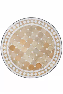Orient Mosaikplatte marrakesch natur/ Weiß, 60cm
