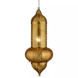 Orientalische Deko Pendelleuchte Hängelampe Lampe Jamini Gold