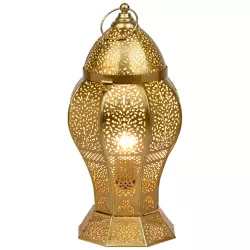 Orientalische Deko Tischlampe Nachttischlampe Lampe Jaleel Gold
