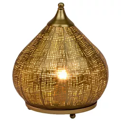 Orientalische Deko Tischlampe Nachttischlampe Lampe Jamiel Gold